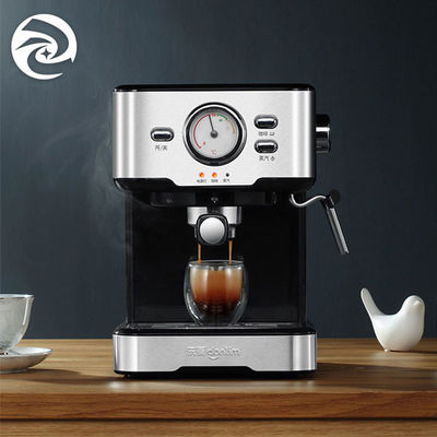 Ιταλική μηχανή εγχώριου καφέ 220V με το Μαύρο Frother γάλακτος
