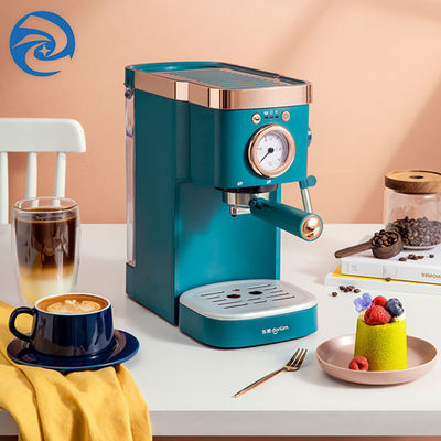 Ημι αυτόματη μηχανή μικρό ιταλικό 1050W εγχώριου καφέ για το σπίτι με το γάλα Frother