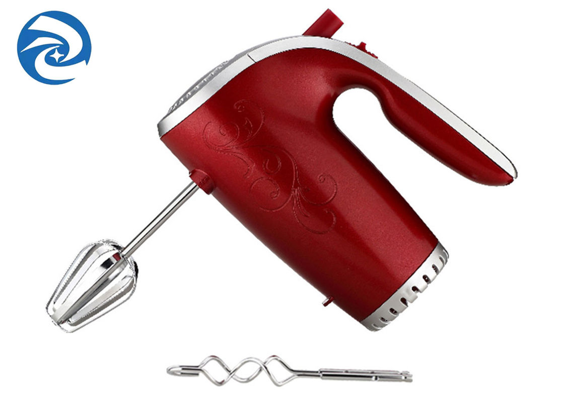 Κόκκινη Beater αυγών 201-250W μίνι ηλεκτρική οικιακή φορητή ταχύτητα 5