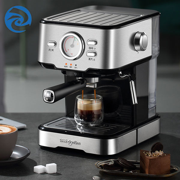 Ιταλική μηχανή εγχώριου καφέ 220V με το Μαύρο Frother γάλακτος