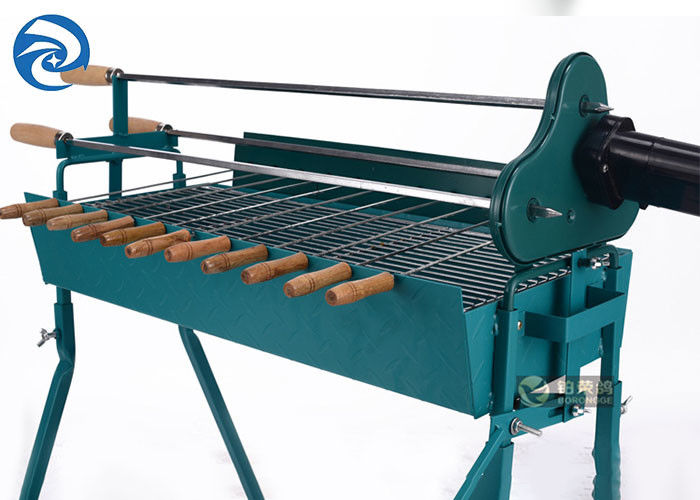 Υπαίθρια φορητή διπλώνοντας σχάρα 110×34cmx81cm ΣΧΑΡΩΝ οβελίδια κρέατος